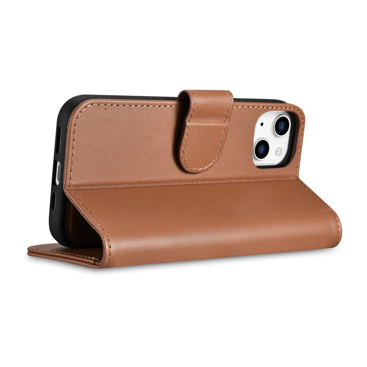 iCarer Wallet Case 2in1 etui iPhone 14 Plus skórzany pokrowiec z klapką – zdjęcie 16