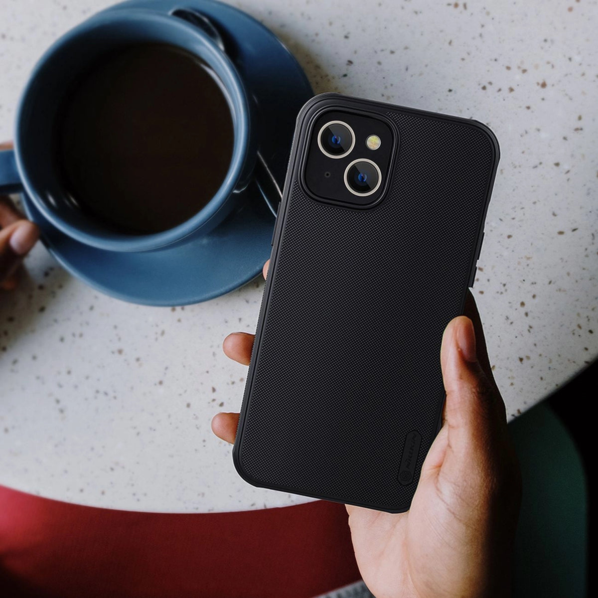 Nillkin Frosted Shield Pro etui iPhone 14 Plus na tył plecki zielony – zdjęcie 16