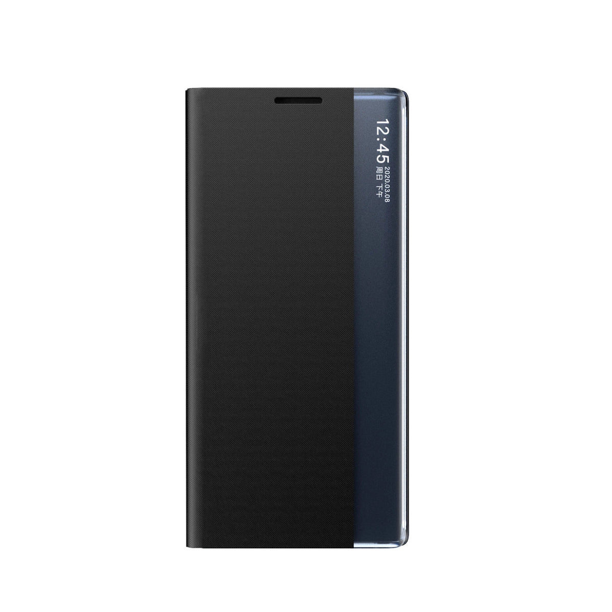 New Sleep Case do Samsung Galaxy S23+ pokrowiec z klapką podstawka czarne – zdjęcie 7