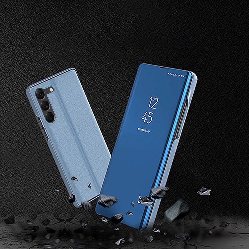 Clear View Case etui do Samsung Galaxy S23+ pokrowiec z klapką czarne – zdjęcie 8