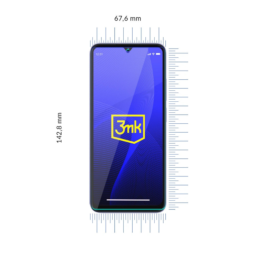 Szkło hybrydowe 3mk FlexibleGlass na Xiaomi Redmi 12C – zdjęcie 8