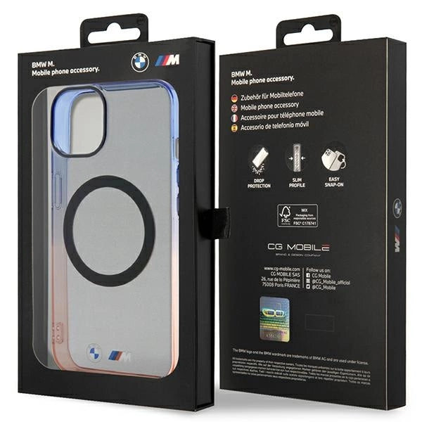 Etui BMW Gradient Bumper MagSafe na iPhone 14 Plus - szare – zdjęcie 8