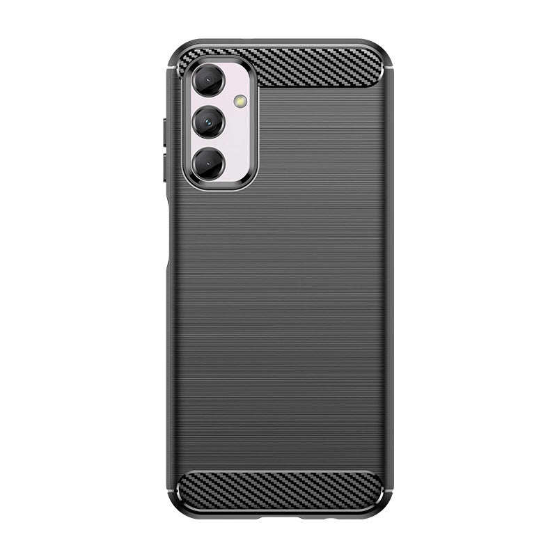 Elastyczne etui wzór karbon do Samsung Galaxy M14 Carbon Case - czarne – zdjęcie 7