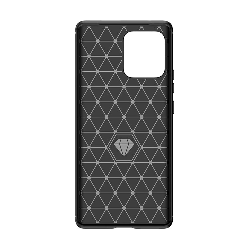 Etui silikonowe Carbon Case do Motorola Edge 40 Pro - czarne – zdjęcie 5