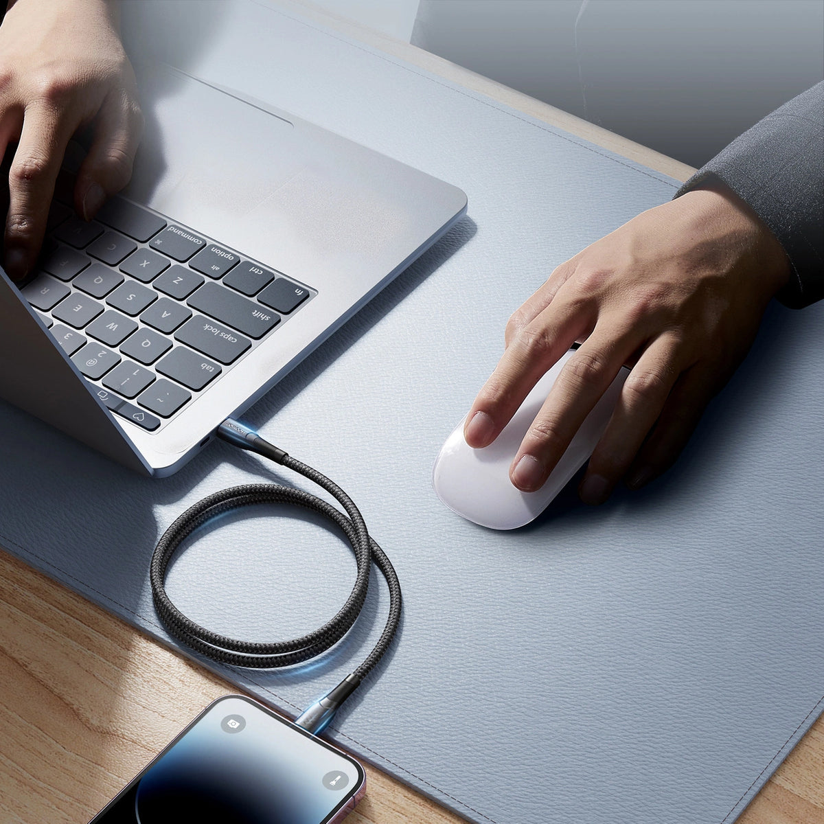 Kabel Joyroom Starry Series SA32-AL3 3A USB-A / Lightning 1m - czarny – zdjęcie 14