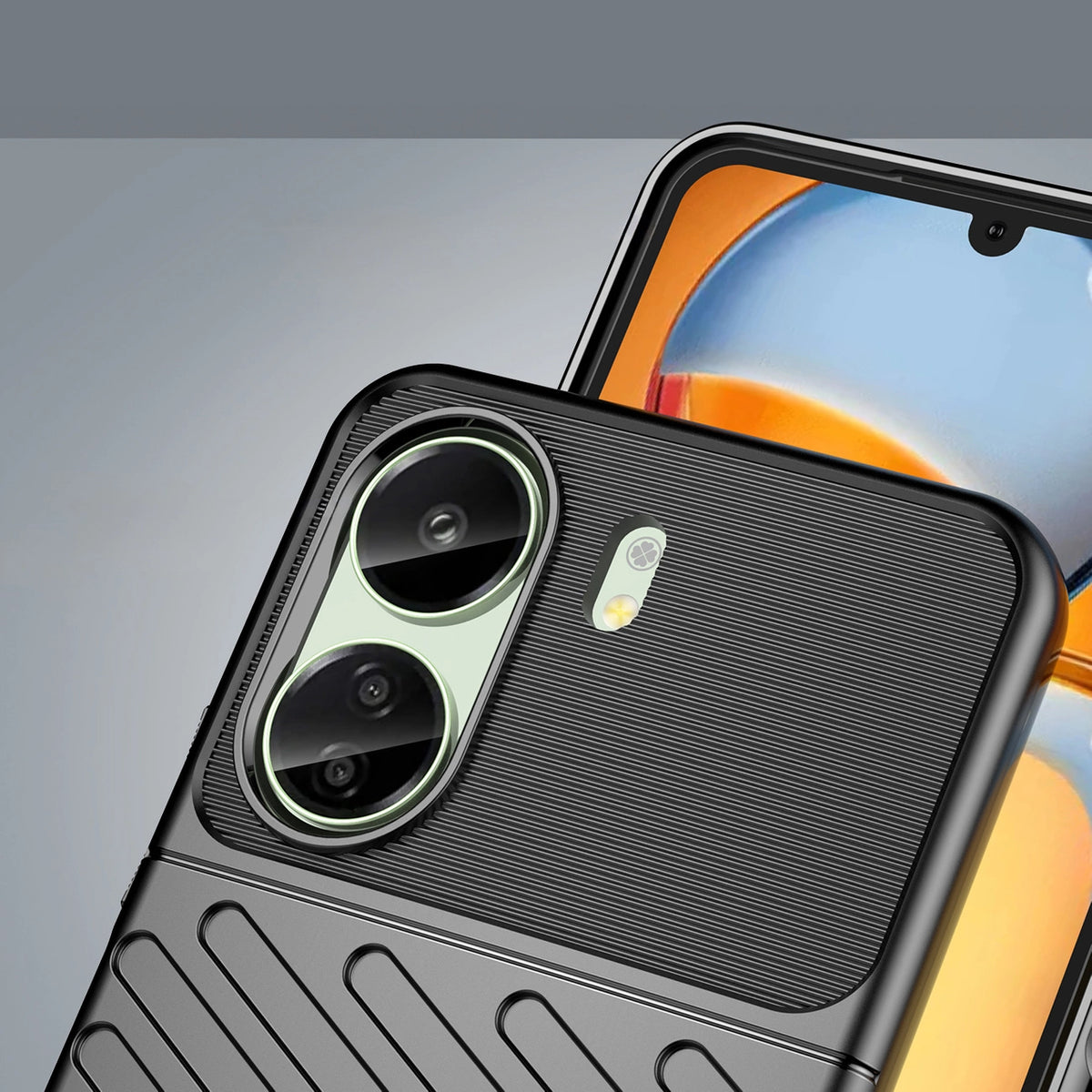 Pancerne etui Thunder Case na Xiaomi Redmi 13c - czarny – zdjęcie 10