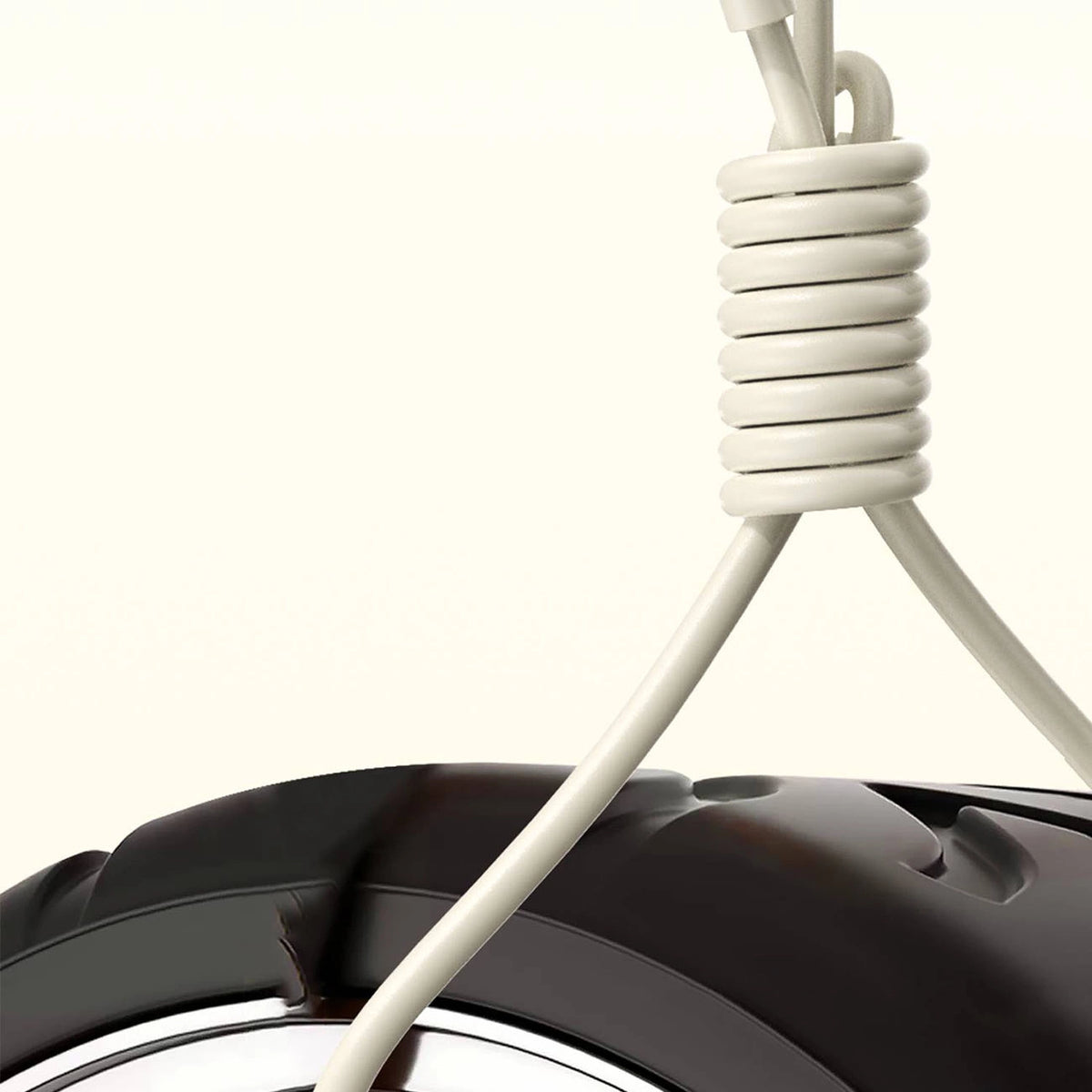Kabel 2w1 Dudao L7SF USB-C - USB-C / Lightning 100W 1.2m - beżowy – zdjęcie 8