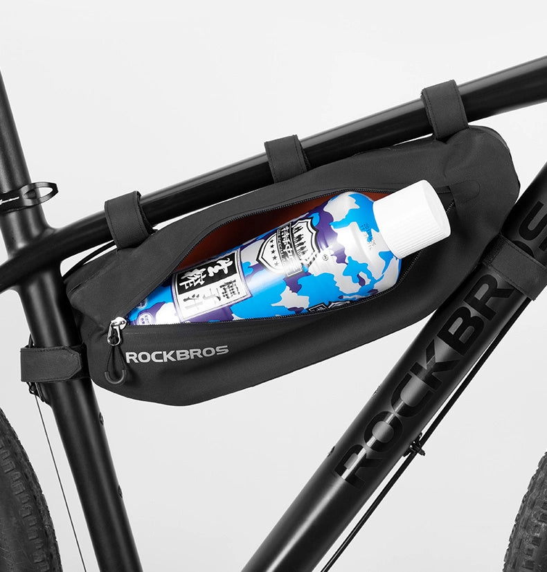 Sakwa rowerowa Rockbros AS-043 na rzepy 3l - czarna – zdjęcie 16