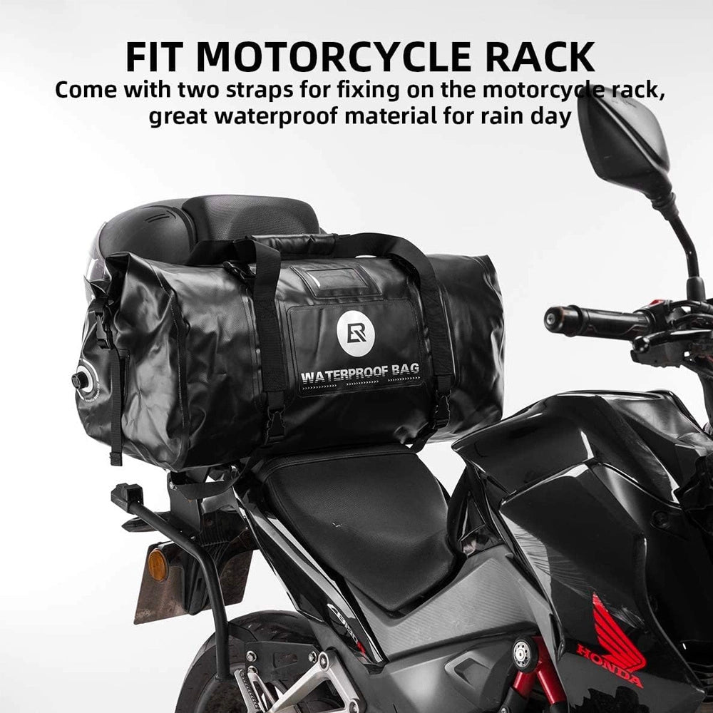 Torba motocyklowa Rockbros AS-005BK wodoodporna - czarna – zdjęcie 4