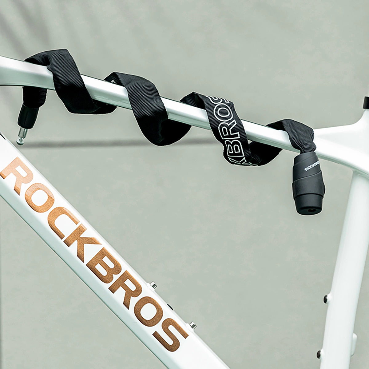 Zapięcie rowerowe Rockbros 3230002001 na szyfr i klucz - czarne – zdjęcie 16