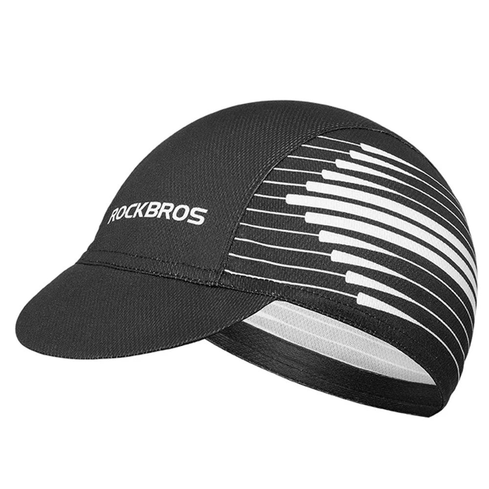Czapka kolarska Rockbros MZ10023 z daszkiem - czarna