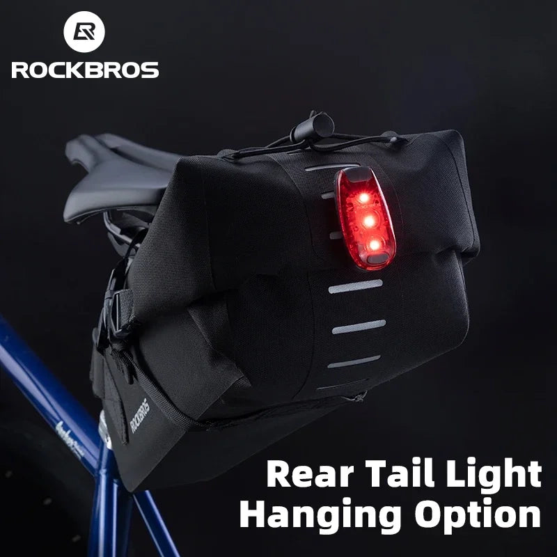 Torba rowerowa Rockbros 30130061001 pod siodełko 3L - czarna – zdjęcie 6