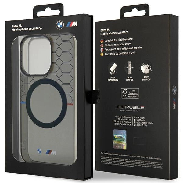 Etui BMW Pattern MagSafe na iPhone 13 Pro Max - szare – zdjęcie 8