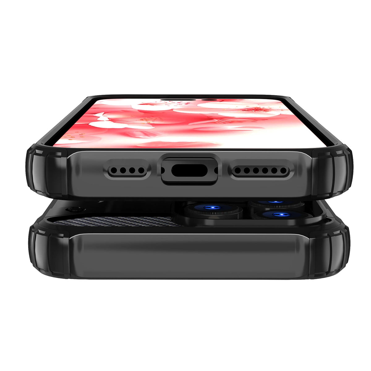 Etui Hybrid Armor pancerne na iPhone 16 Pro Max - czarne – zdjęcie 9