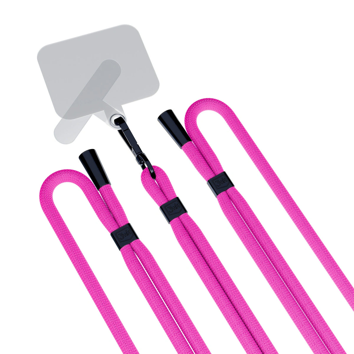 Smycz do smartfona 3mk EasyClip - różowa