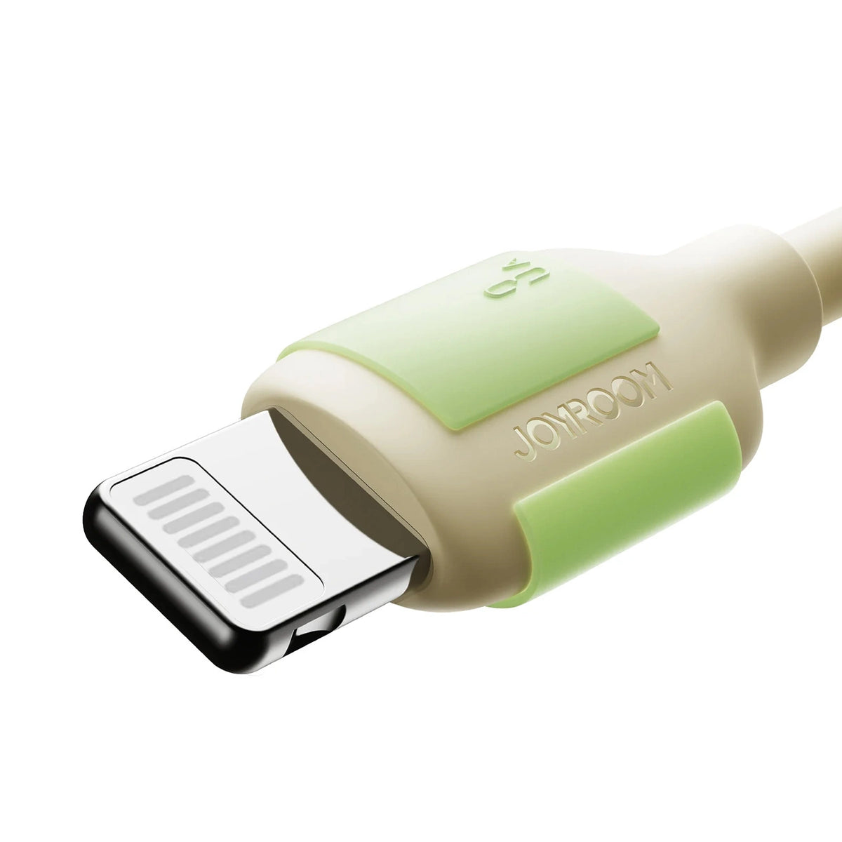 Kabel Joyroom S-A53 3A USB-A - Lightning z fluorescencyjną - beżowy – zdjęcie 6