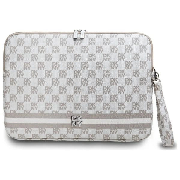 Pokrowiec na laptopa DKNY Sleeve Checkered Pattern Printed Stripes 16"