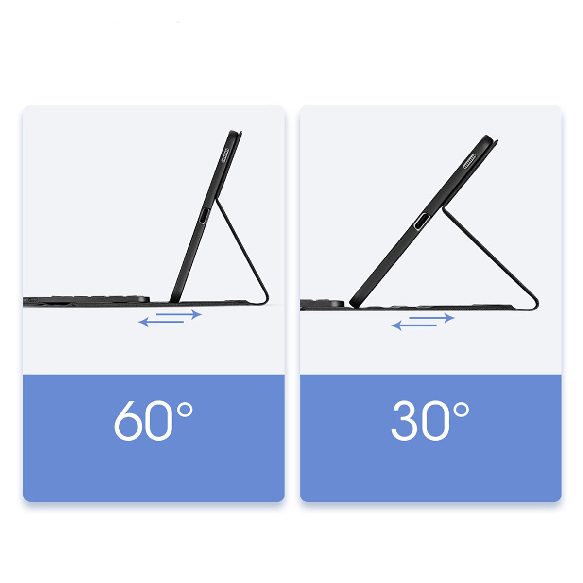 Etui z klawiaturą Bluetooth Dux Ducis do Samsung Tab S6 Lite - czarny – zdjęcie 5