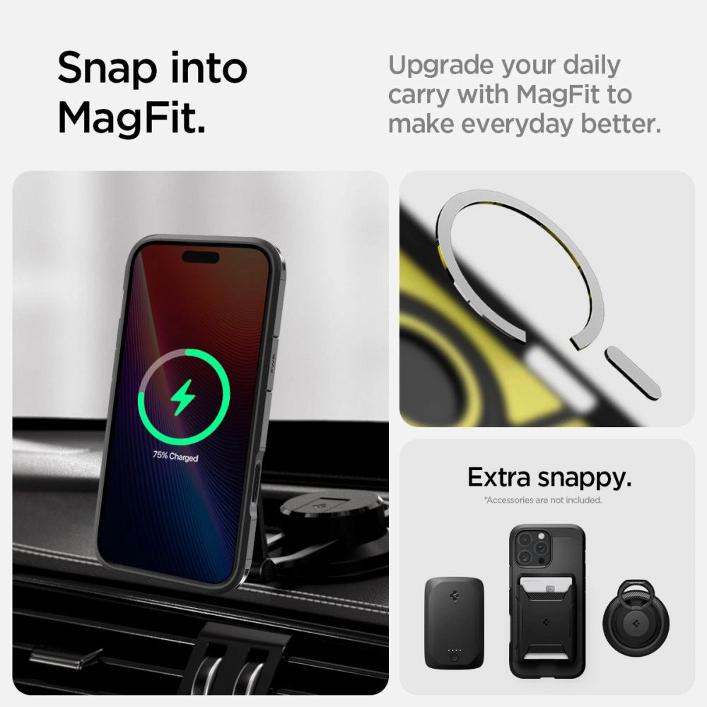 Etui Spigen Tough Armor "T" MagSafe na iPhone 16 Pro Max - czarne – zdjęcie 14