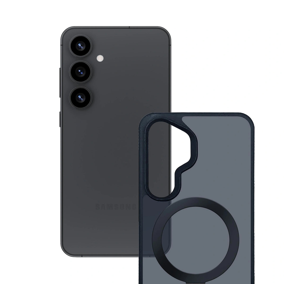 Etui 3mk Smoke Case Mag&Stand na Samsung Galaxy S25+ - czarne – zdjęcie 14