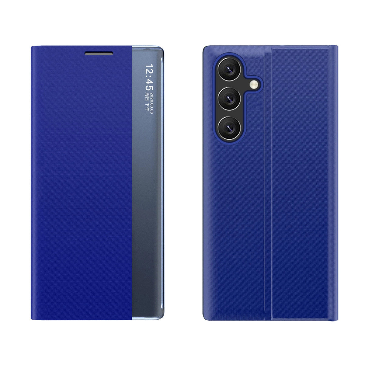 Etui New Sleep Case pokrowiec z klapką na Samsung Galaxy A36 - niebieskie – zdjęcie 2