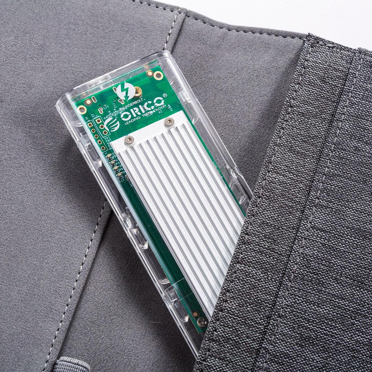 Kieszeń dyskowa Orico TCM2-C3 M.2 NVME na USB-C 10Gb/s - szara – zdjęcie 5
