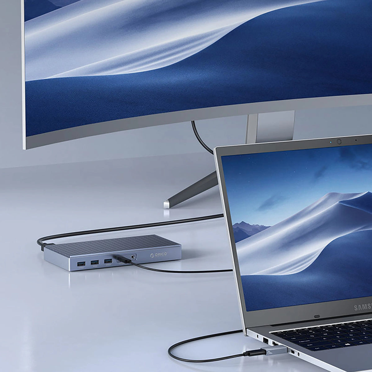 Adapter Orico AH-AC10 przejściówka USB-C na USB-A 3.1 - szary – zdjęcie 4