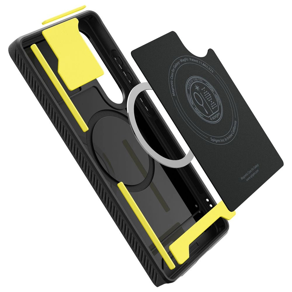 Etui Spigen Rugged Armor Mag na Samsung Galaxy S25 Ultra - czarne – zdjęcie 14