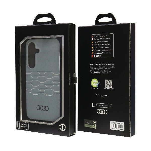 Etui Audi IML Geometric Pattern Case na Samsung Galaxy S24 - szare – zdjęcie 7