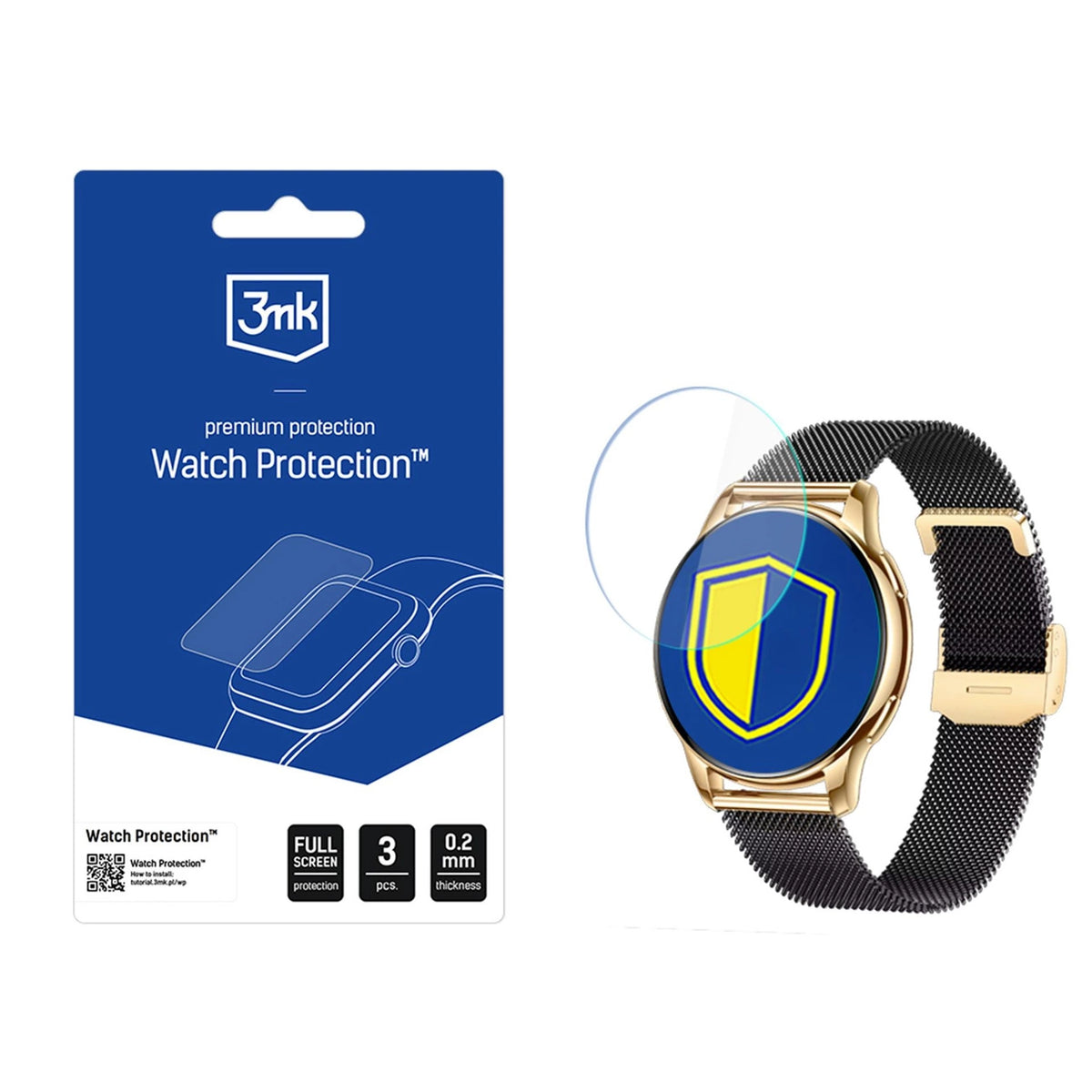 Folia ochronna na ekran smartwatcha 3mk Watch Protection ARC Rubicon RNCF30