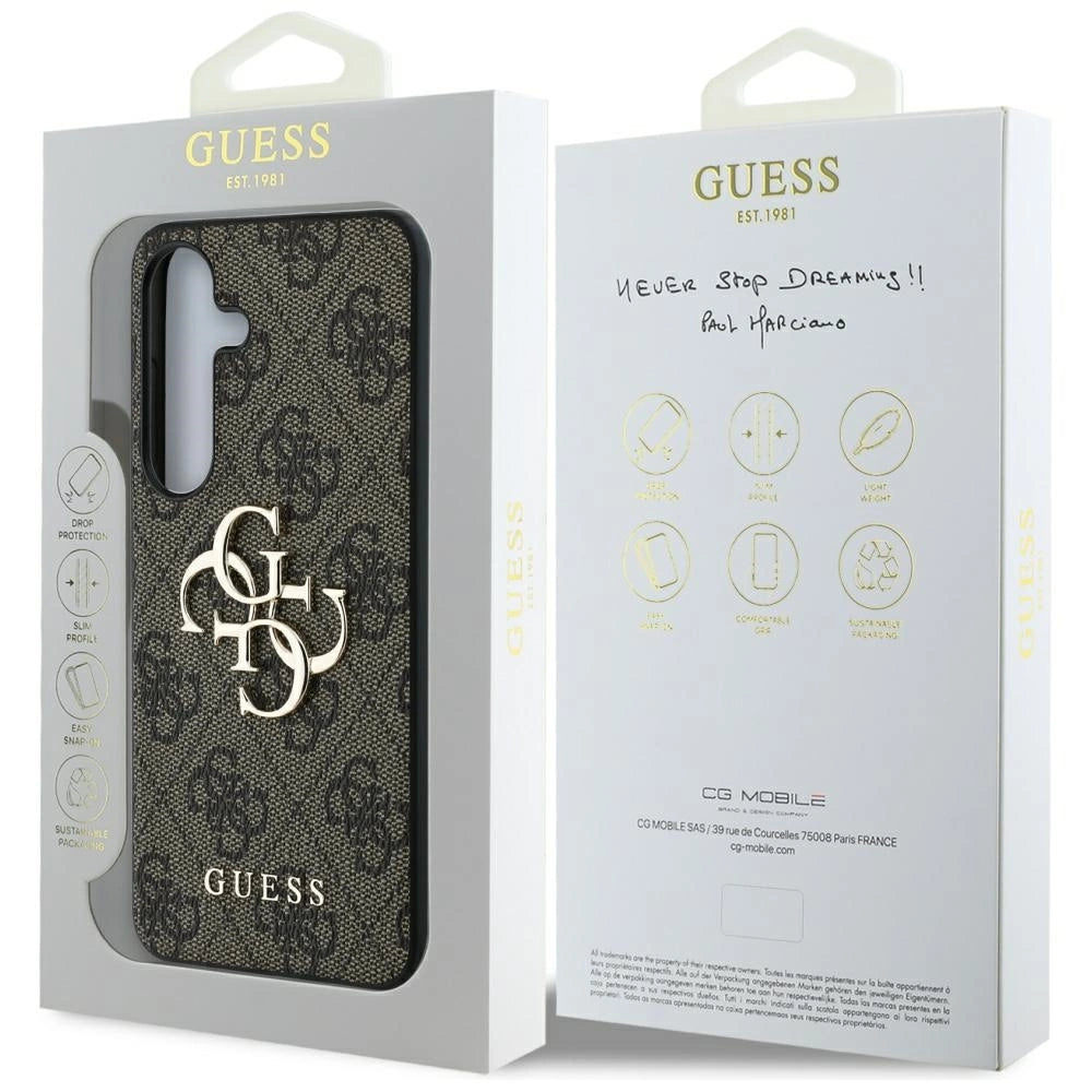 Etui Guess Big 4G Logo Classic Logo do Samsung Galaxy S25 Plus brązowy – zdjęcie 8