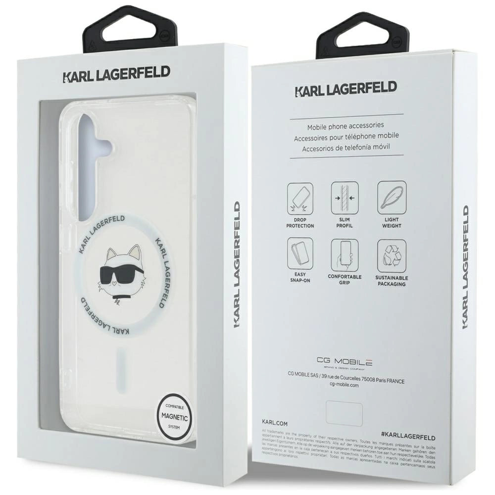 Etui Karl Lagerfeld Button Choupette Head Printed Logo MagSafe Samsung – zdjęcie 8