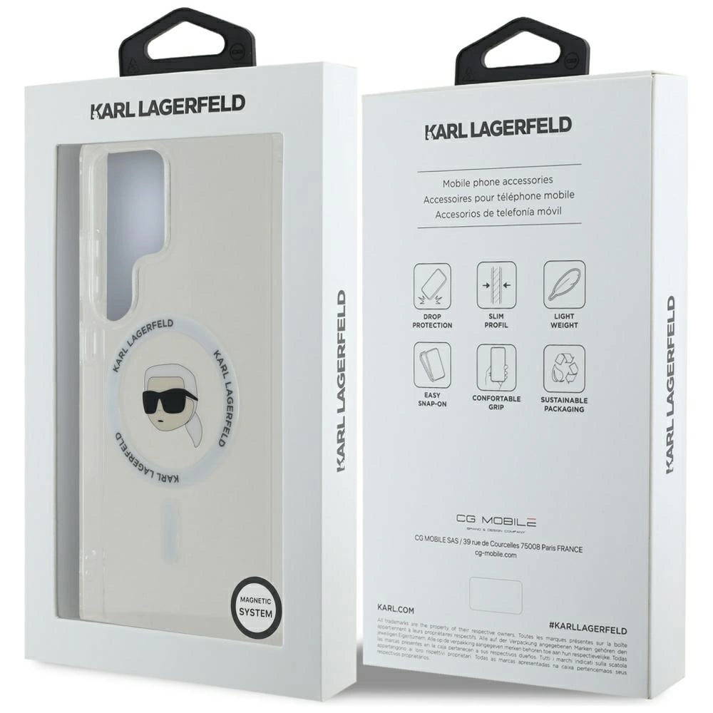 Etui Karl Lagerfeld Button Karl Head Printed Logo MagSafe Samsung Galaxy – zdjęcie 8