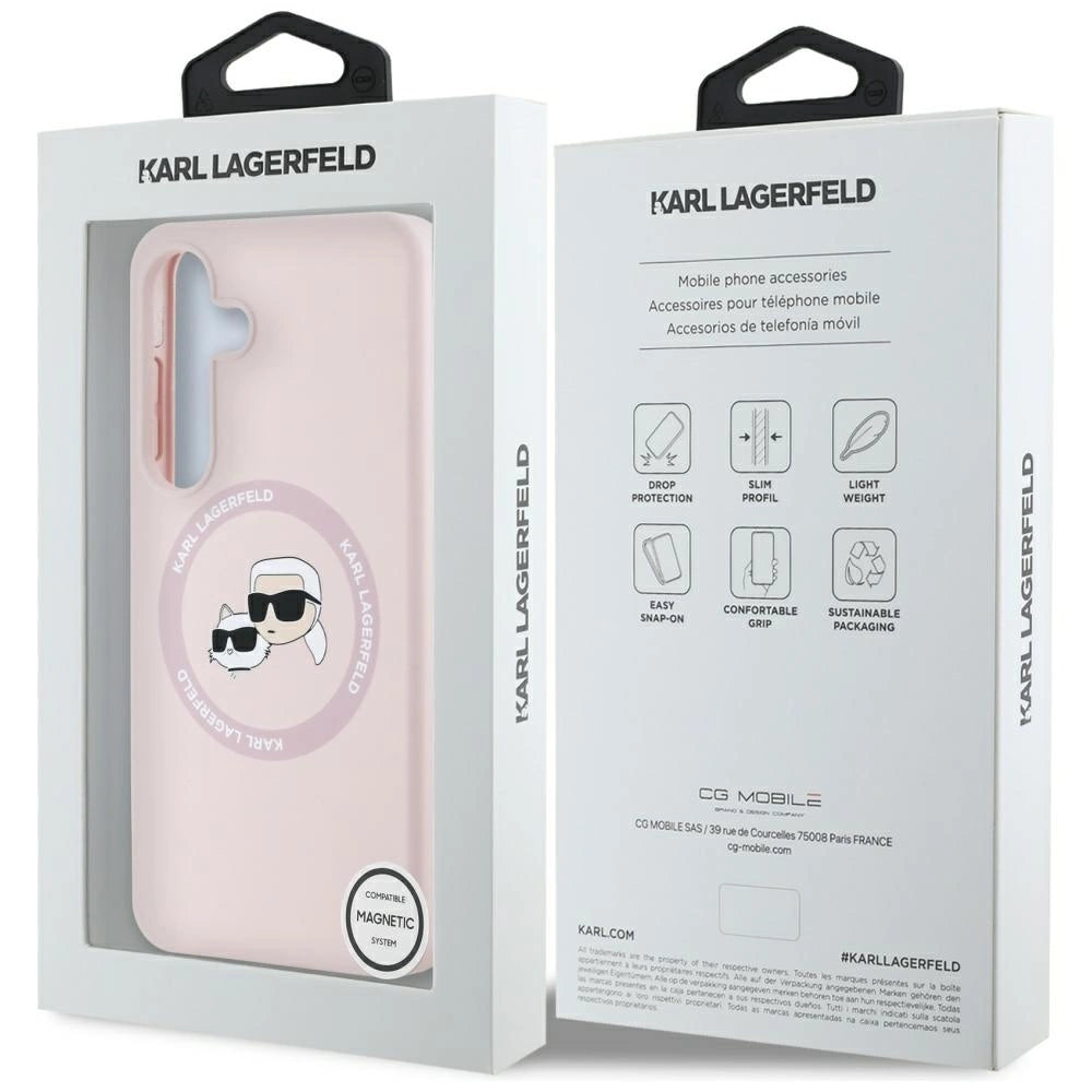 Etui Karl Lagerfeld Silicone Double Heads And Circle MagSafe Samsung – zdjęcie 8