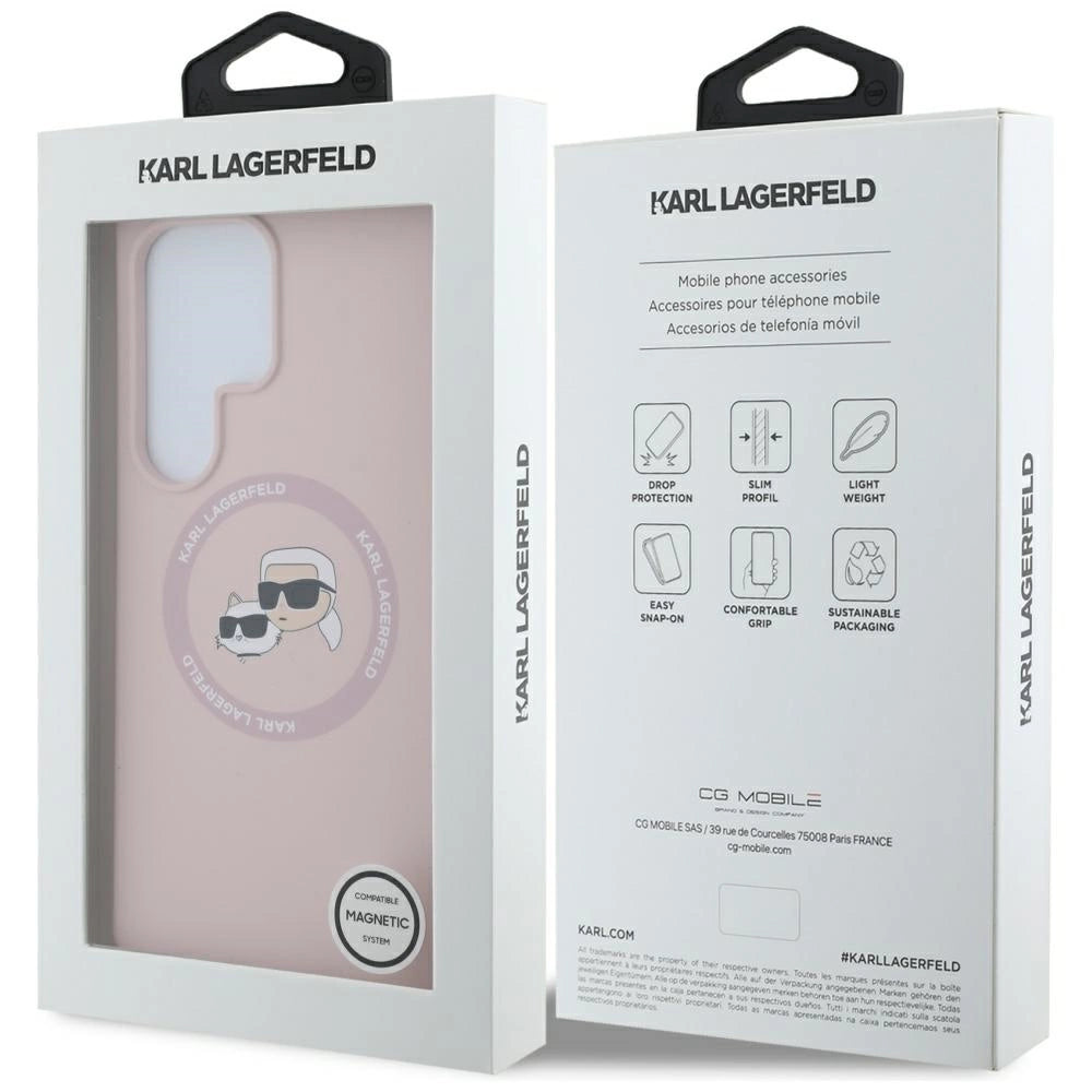 Etui Karl Lagerfeld Silicone Double Heads And Circle MagSafe Samsung – zdjęcie 8
