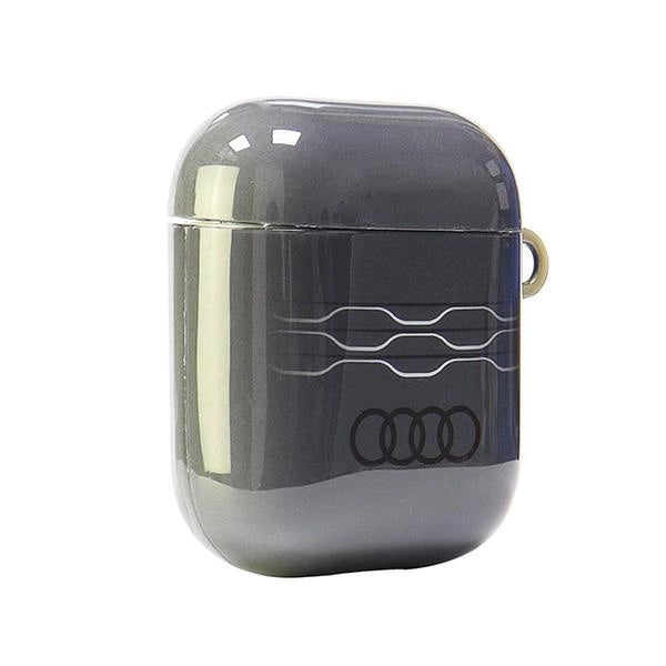 Etui Audi IML Geometric Pattern na AirPods 1 / 2 - szare