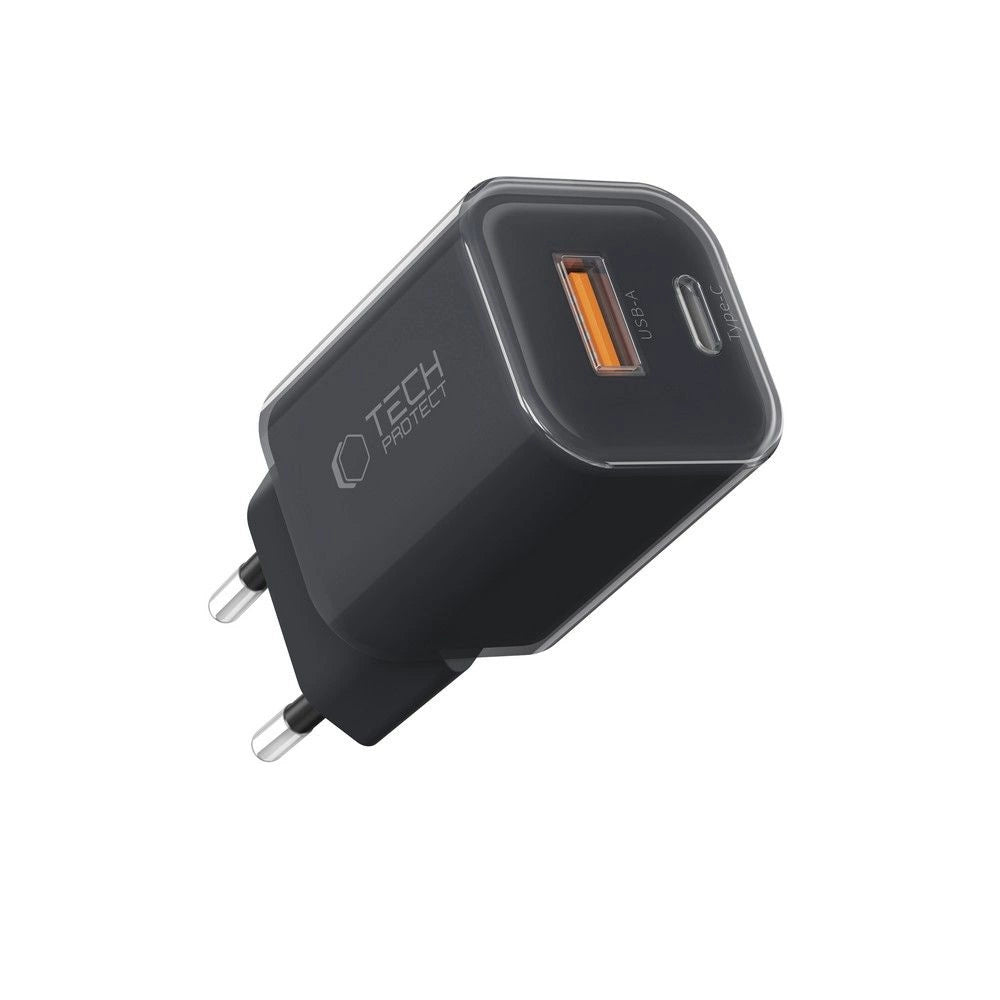 Ładowarka sieciowa Tech-Protect NCM33W 2-porty PD33W/QC3.0 - czarna