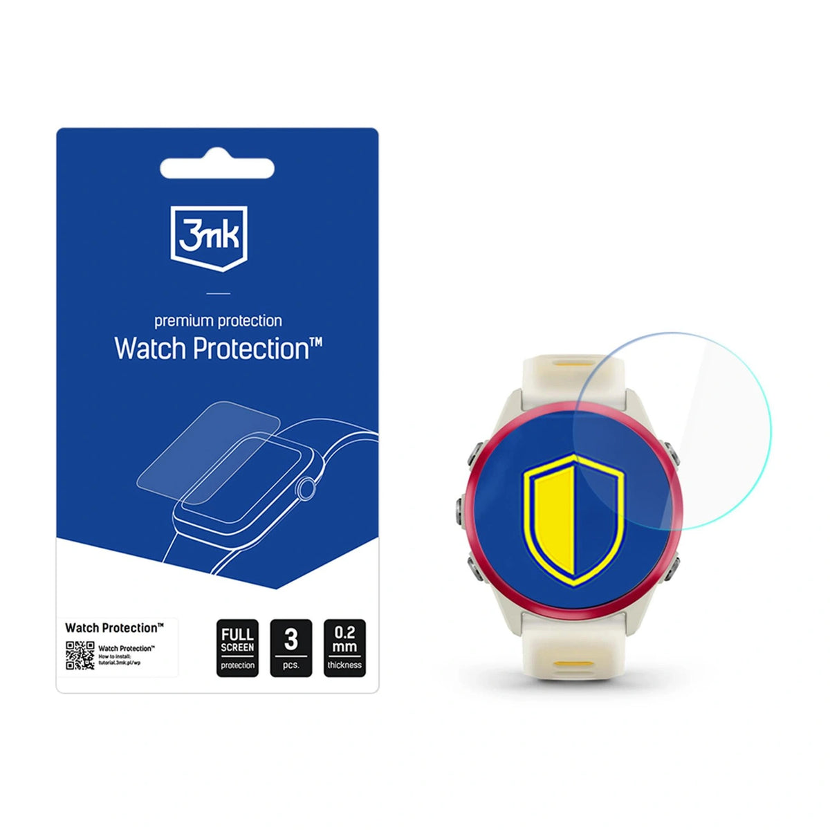 Folia na ekran smartwatcha 3mk Watch na Garmin Forerunner 570 (42mm)