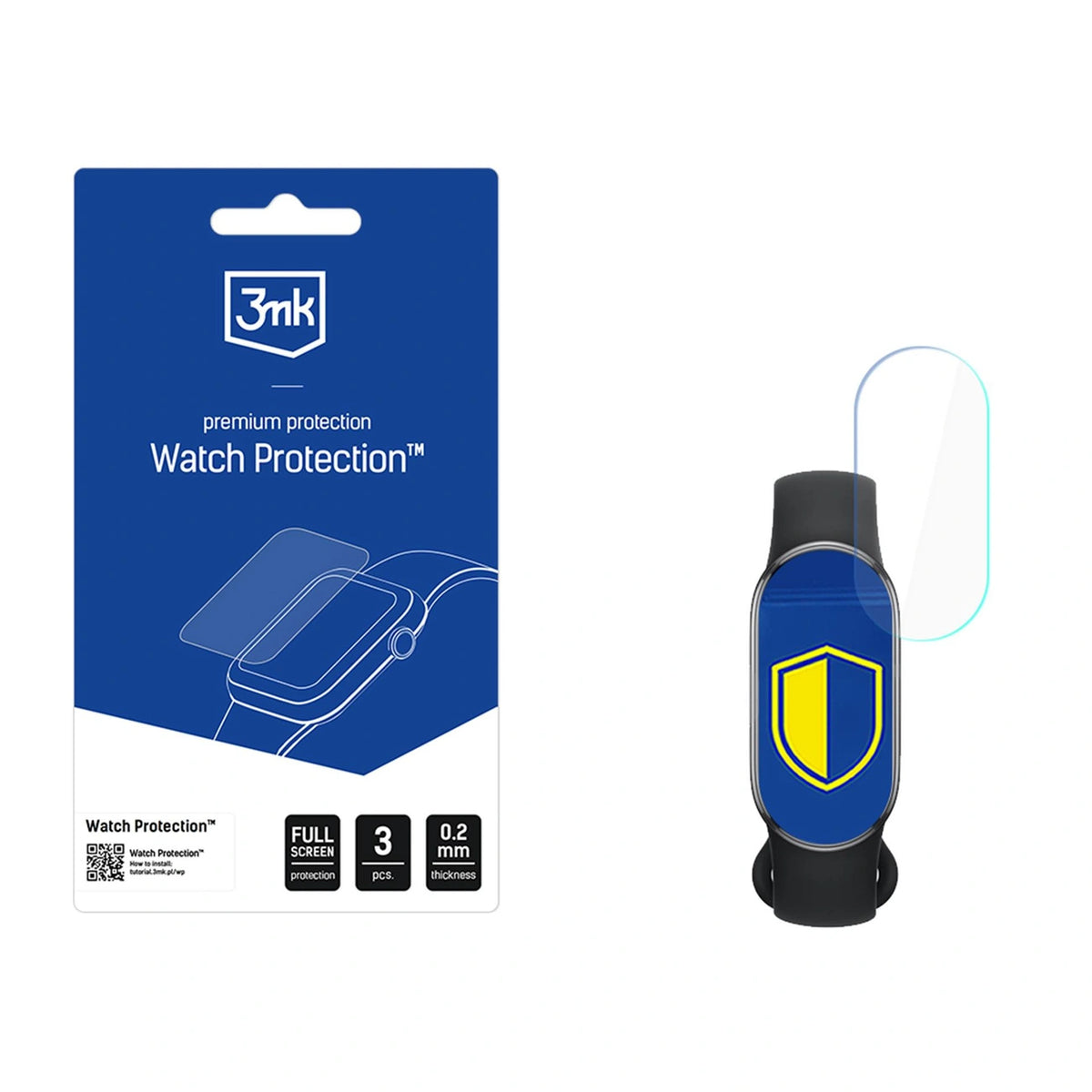 Folia na ekran smartwatcha 3mk Watch Protection ARC na Xiaomi Smart Band 10
