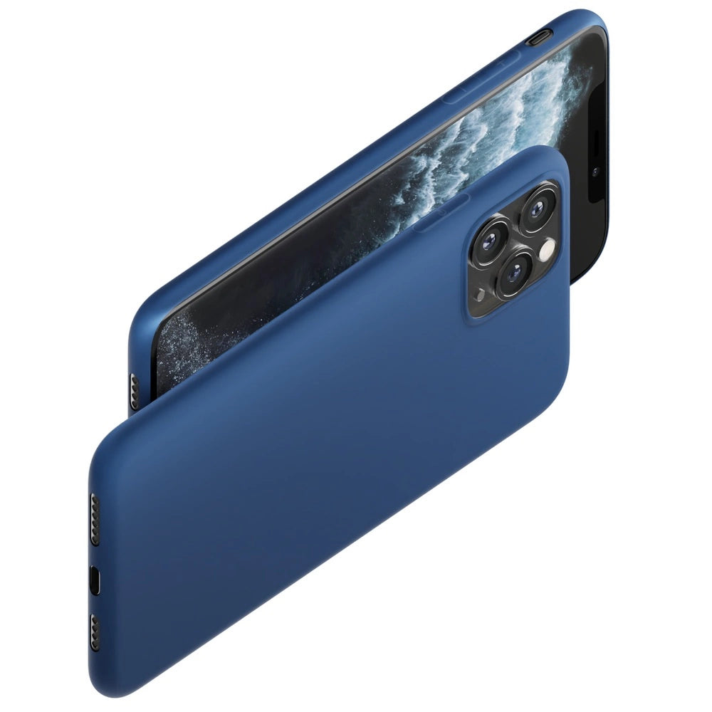 Etui 3mk Matt Case na iPhone 12 Pro Max - niebieskie matowe – zdjęcie 2