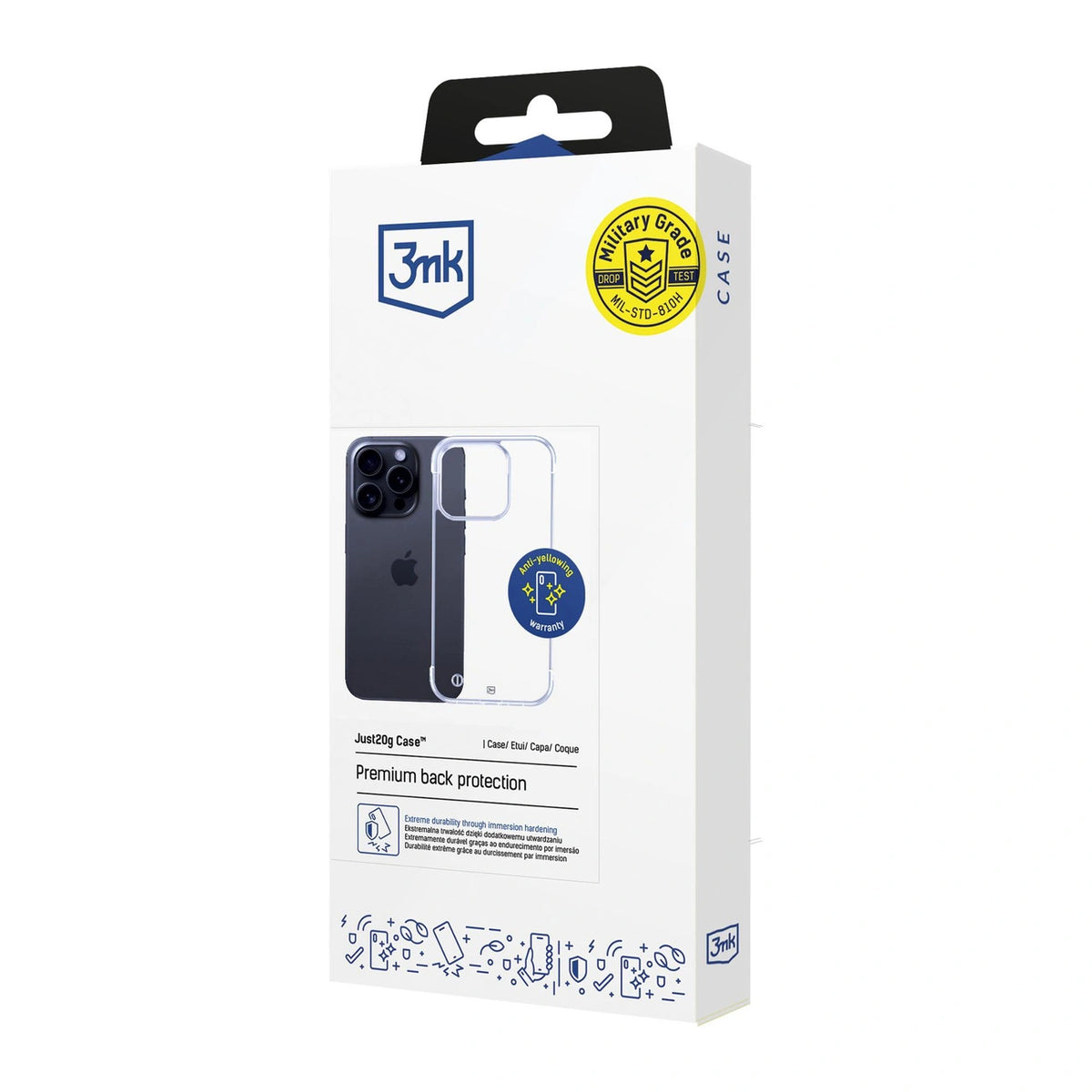 Etui 3mk Just20g Clear Case na Apple iPhone 15 Pro - przezroczyste – zdjęcie 15