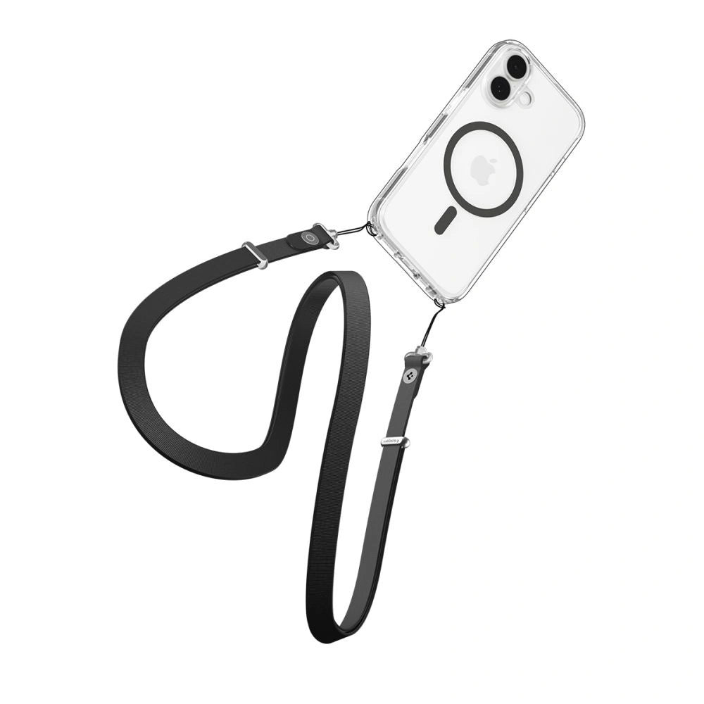 Etui Spigen Ultra Hybrid MagSafe na iPhone 17 - przezroczysto-szare – zdjęcie 8