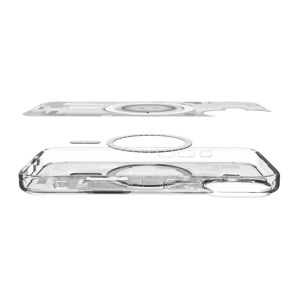 Etui Spigen Ultra Hybrid MagSafe na iPhone 17 Zero One - białe – zdjęcie 7