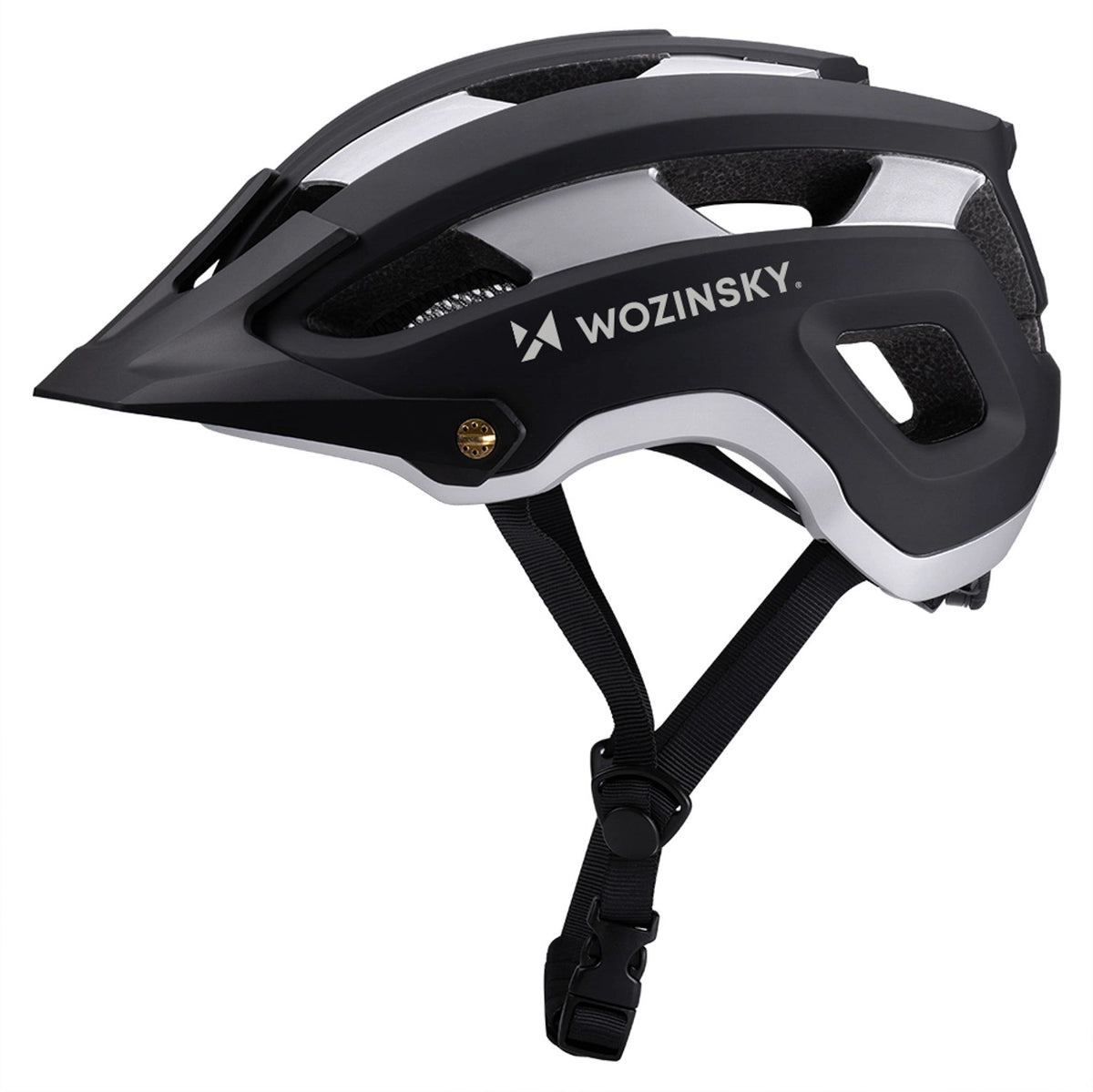 Kask rowerowy MTB Wozinsky z odpinanym daszkiem lekki 57-62 cm
