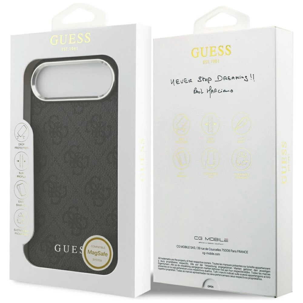 Etui Guess 4G Classic Logo MagSafe na iPhone 17 Air - czarne – zdjęcie 8