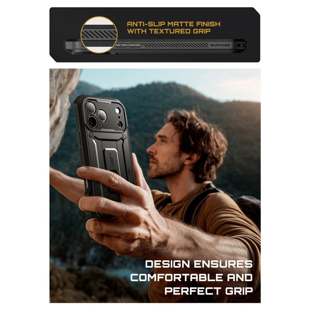 Etui Supcase UB Pro na iPhone 17 Pro Max - czarne – zdjęcie 5