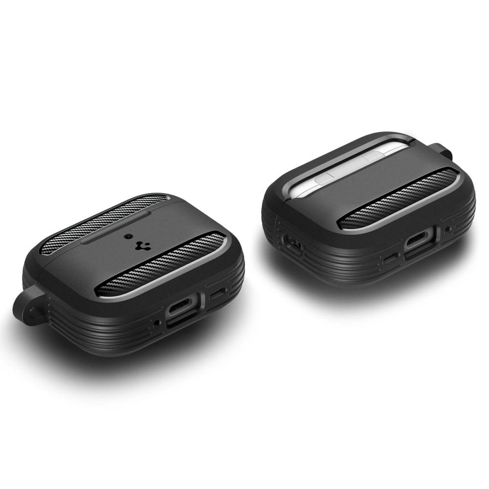 Etui Spigen Rugged Armor na AirPods Pro 3 - czarny mat – zdjęcie 12