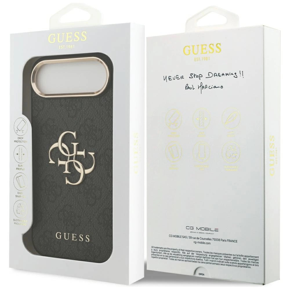 Etui Guess 4G Big 4G Classic Logo na iPhone Air - czarno-złote – zdjęcie 8
