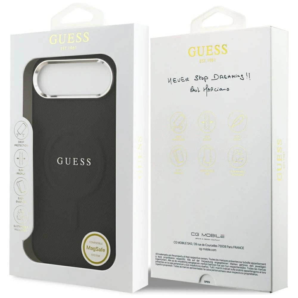 Etui Guess Classic Logo MagSafe na iPhone Air - czarne – zdjęcie 8
