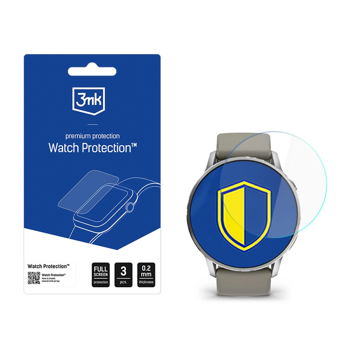 Folia na ekran smartwatcha 3mk Watch Protection ARC na Garmin Venu 4 45 mm